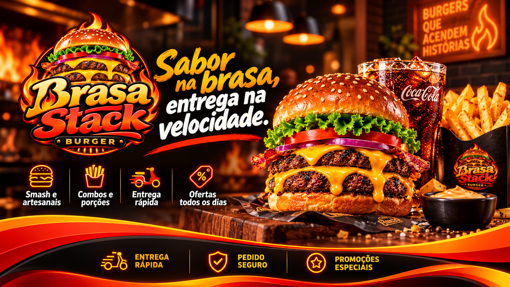 Capa oficial Brasa Stack Burger
